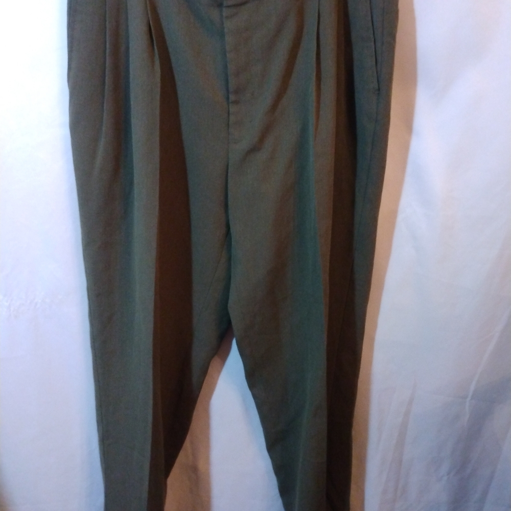 Untied Pleated/Cuff Men Dress/Casual Pant